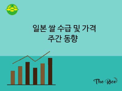 일본의 쌀값 동향(25.7.22 기준)